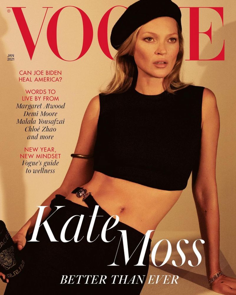 Kate Moss British Vogue January 2021 Img Models