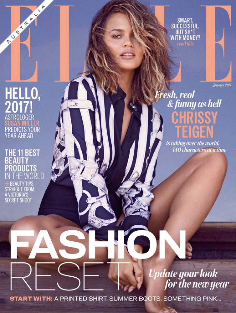 Chrissy Teigen Elle Australia January 2017 Img Models - next