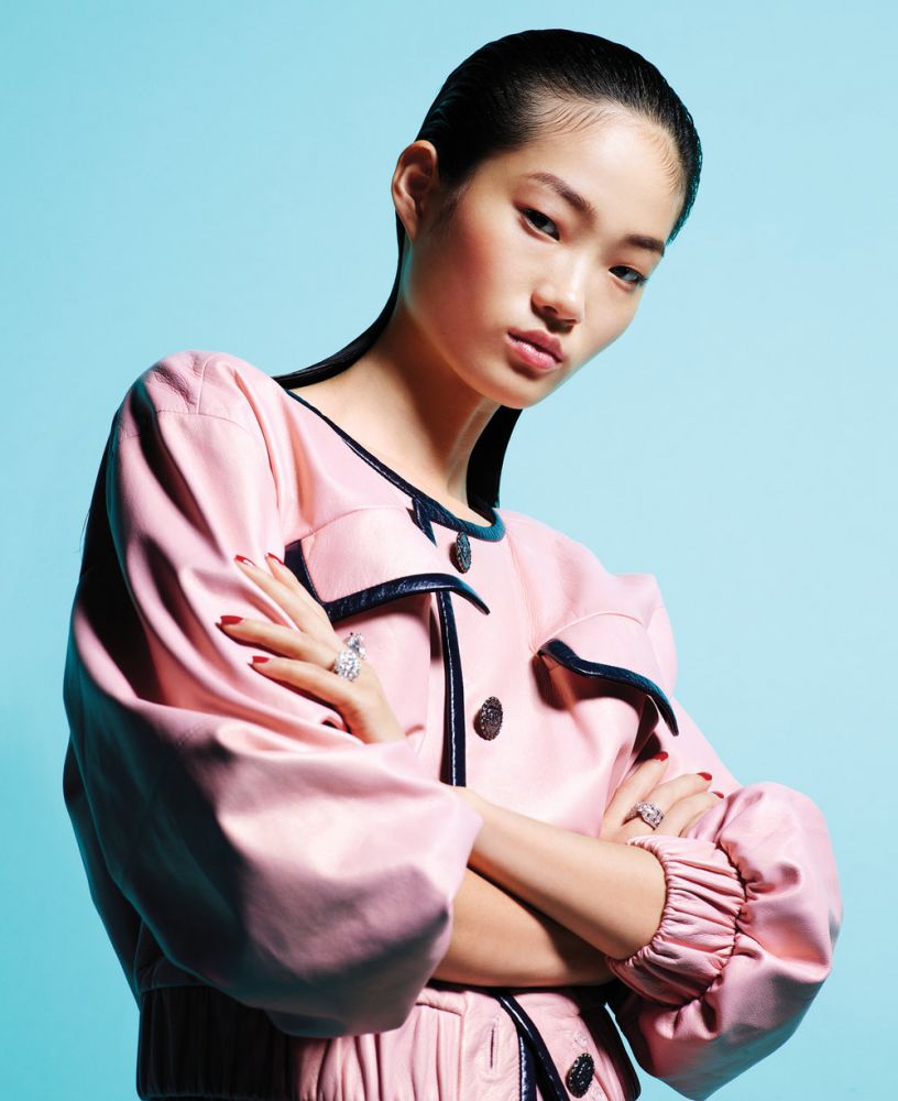 Hyunji Shin | Harper's Bazaar March 2019 | IMG Models
