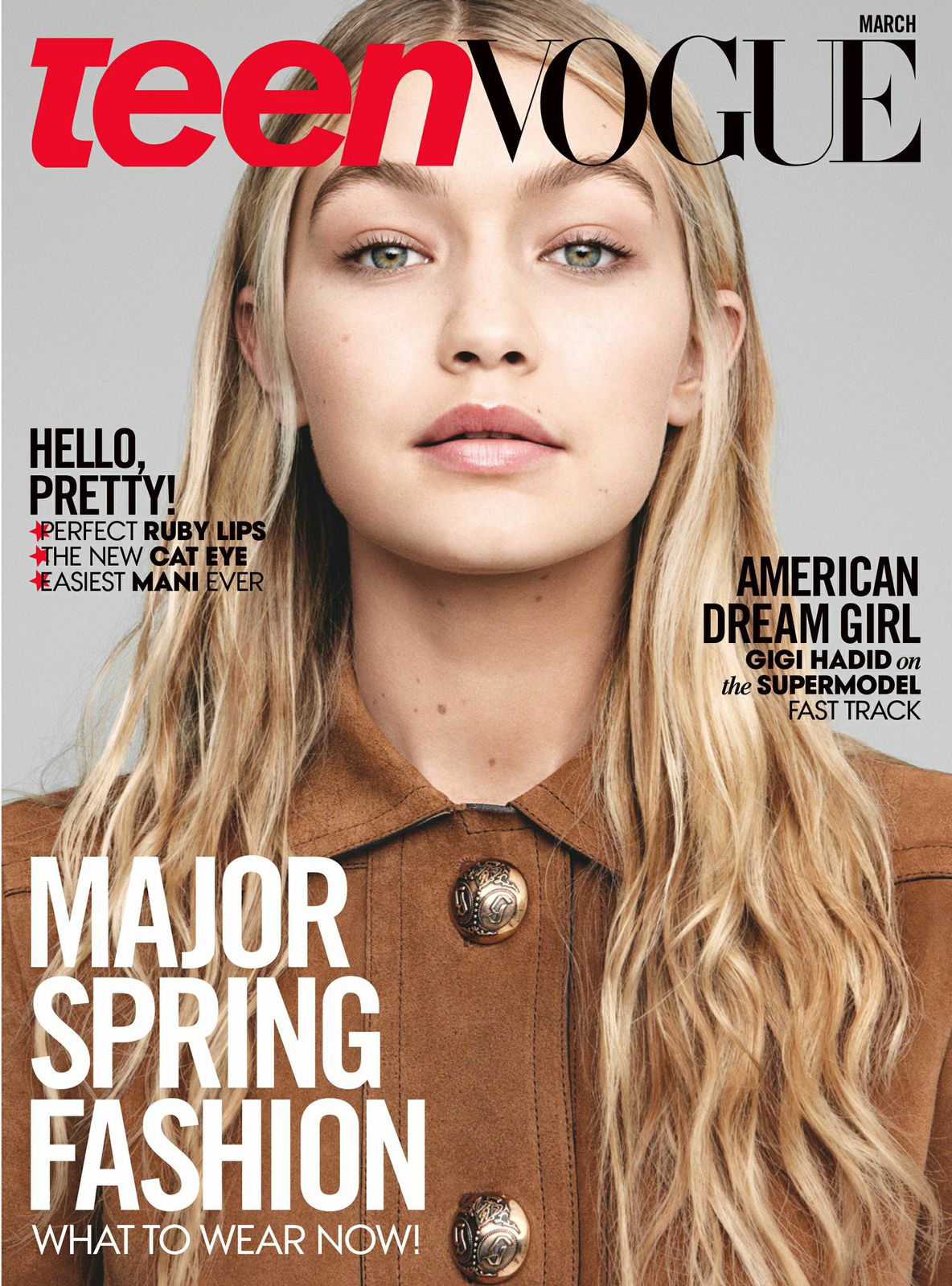 Gigi Hadid | Teen Vogue March 2015 | IMG Models