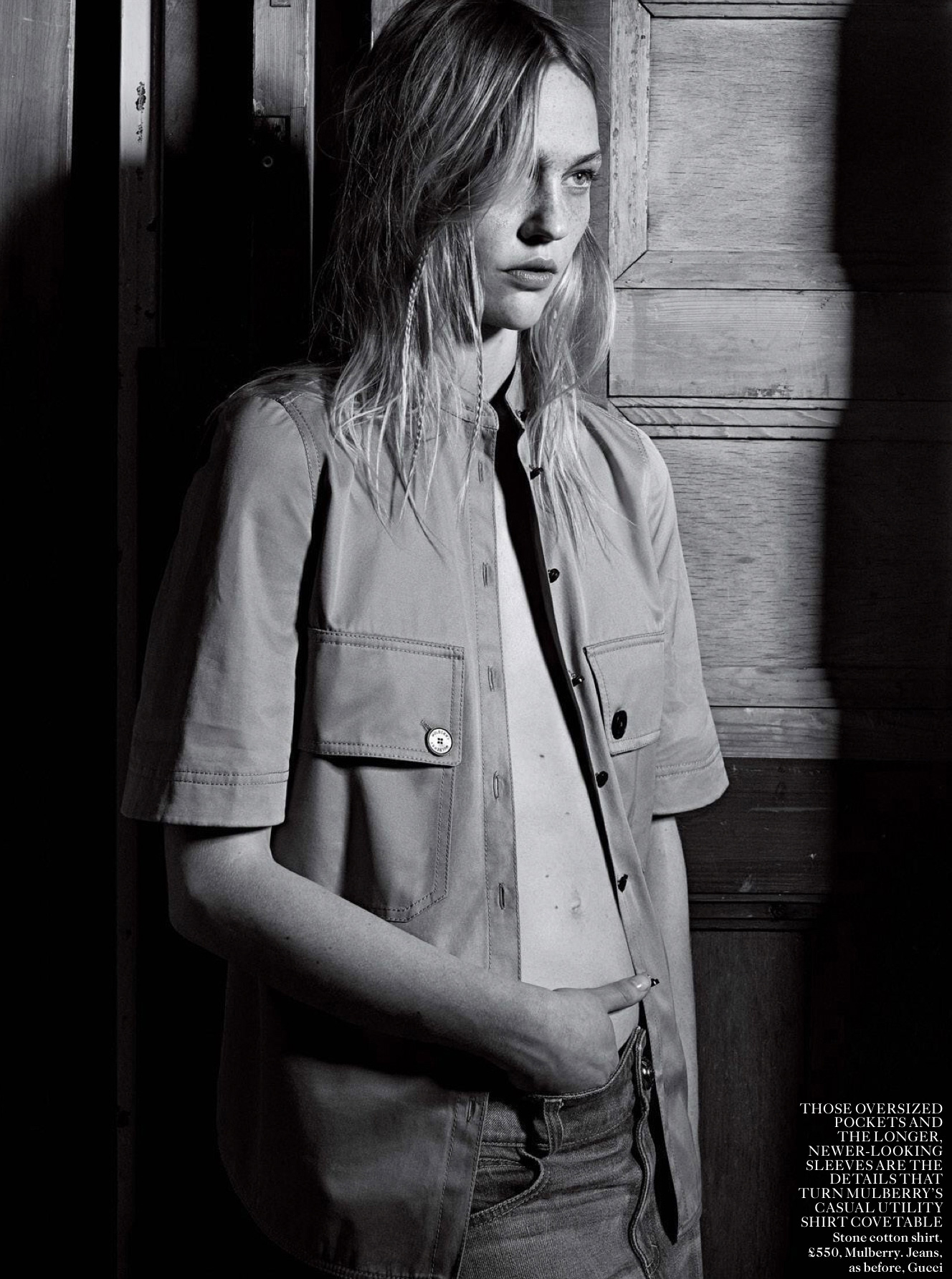 Sasha Pivovarova British Vogue March 2015 Img Models