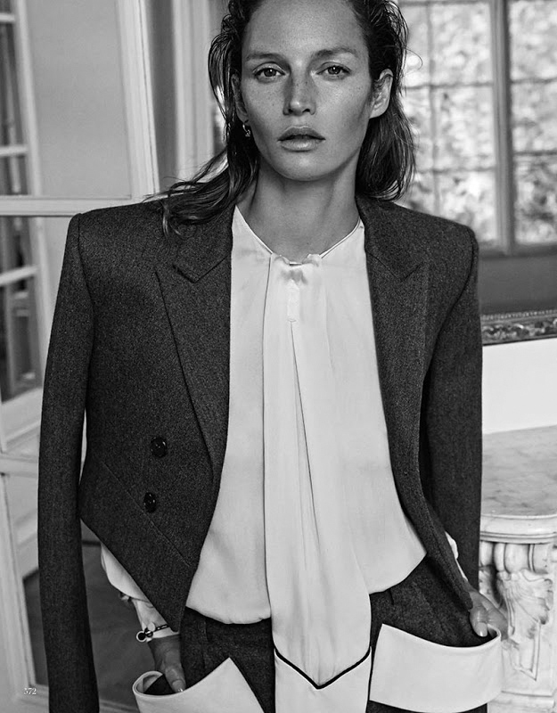 Vivien Solari | Harper's Bazaar Japan January 2015 | IMG Models