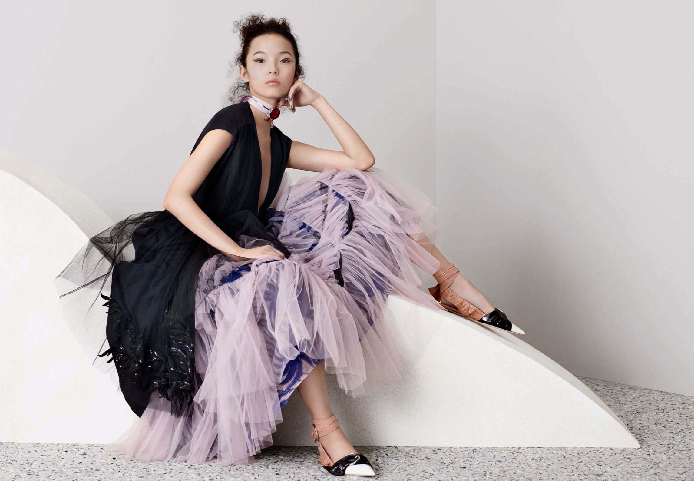 Xiao Wen Ju Vogue China April IMG Models